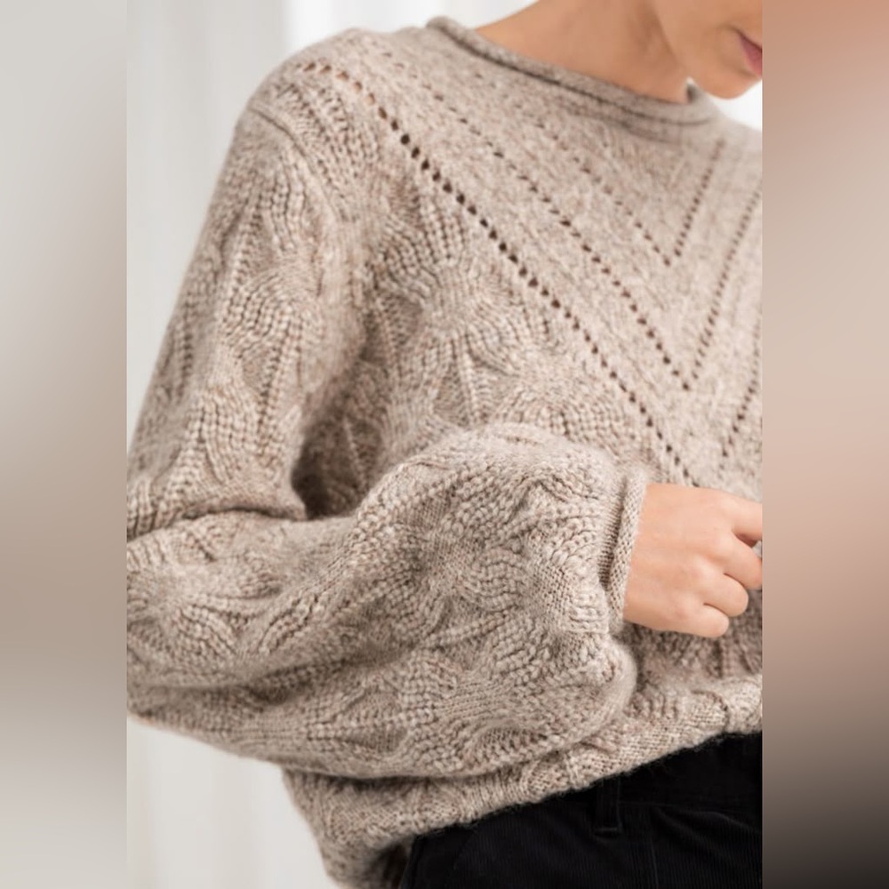 Wool & alpaca blend sweater